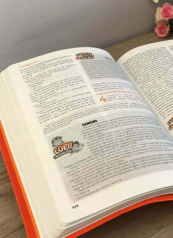 Biblia de studiu pentru copii - coperta cartonată 3 Biblia de studiu pentru copii - coperta cartonată - imagine 3