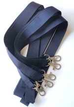 Lanyard șnur ecuson - Navy - set de 50 de bucati