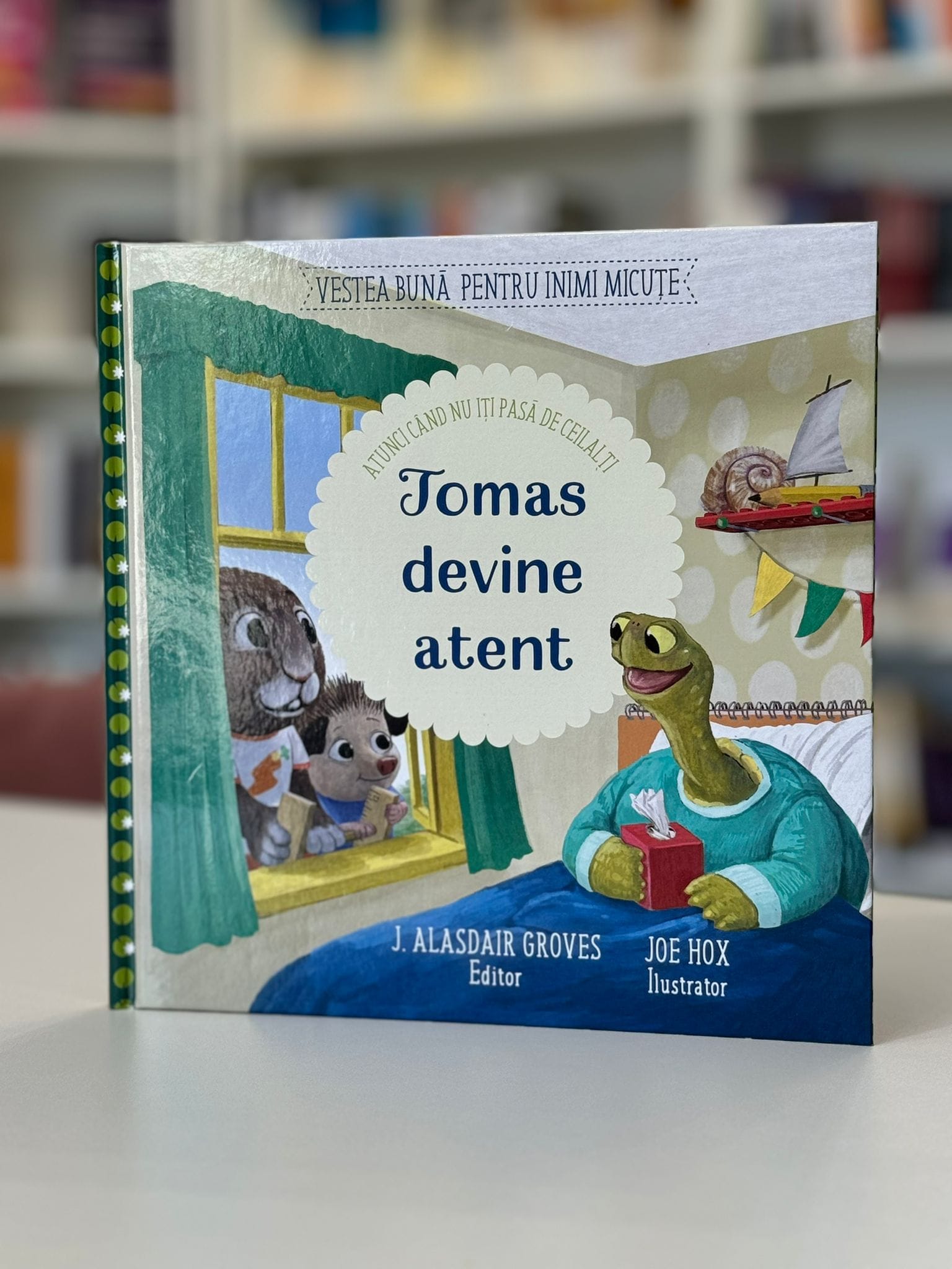 Tomas devine atent - Alasdair Groves si Joe Hox 1 Tomas devine atent editura Gramma - libraria Lira