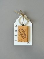 Breloc de lemn - Rugati-va neincetat - Libraria Lira