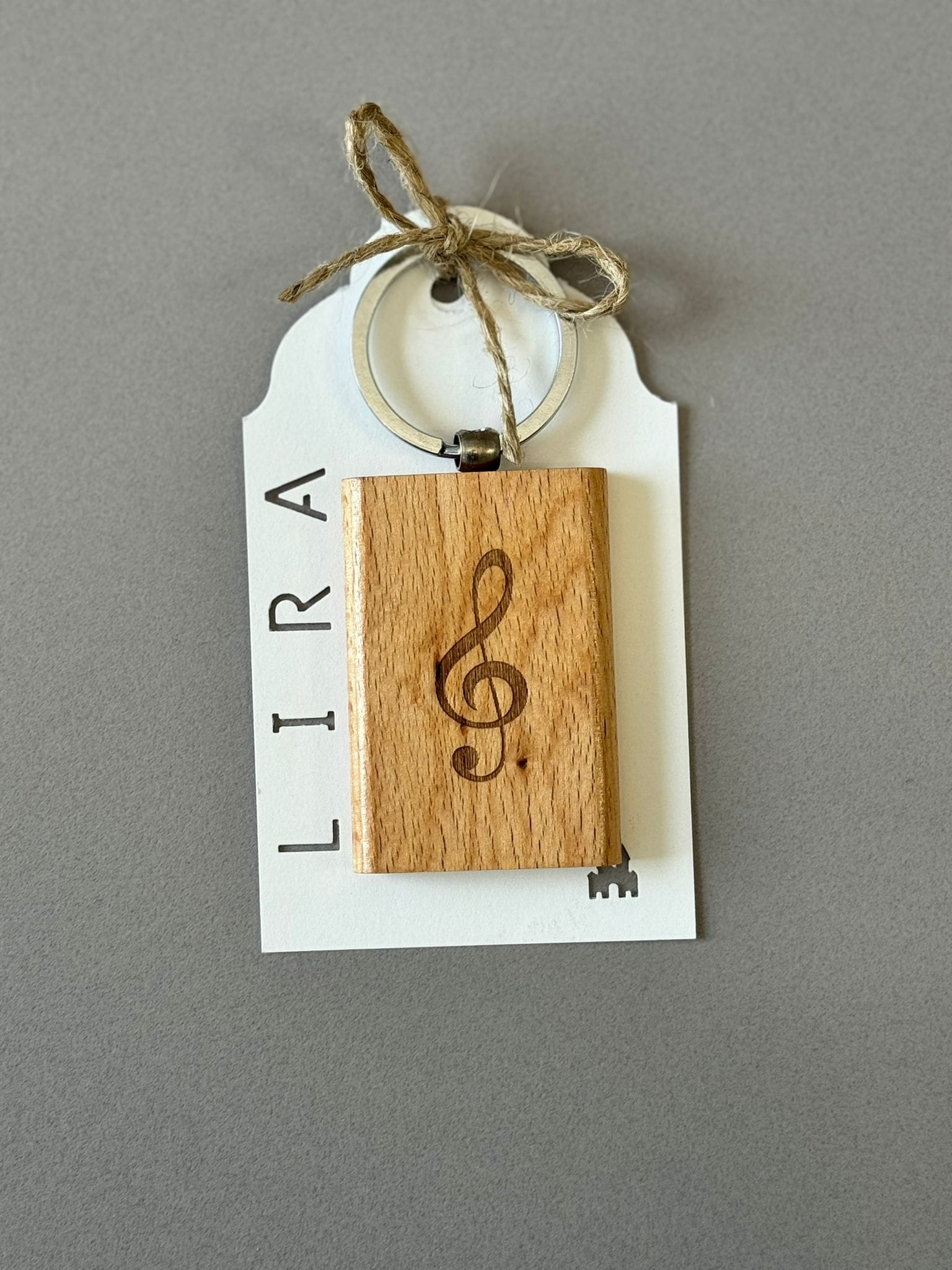 Breloc de lemn - Laudati-l pe Domnul caci este bun 3 Breloc de lemn - Laudati-l pe Domnul caci este bun - Libraria Lira