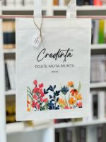 sacosa textil Credinta muta muntii - libraria Lira