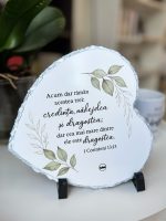 Placa ardezie inima de Kingdom Design - libraria Lira