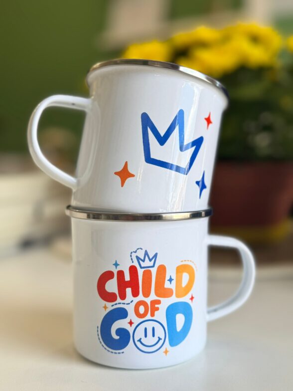 Cana metal emailat Child of God