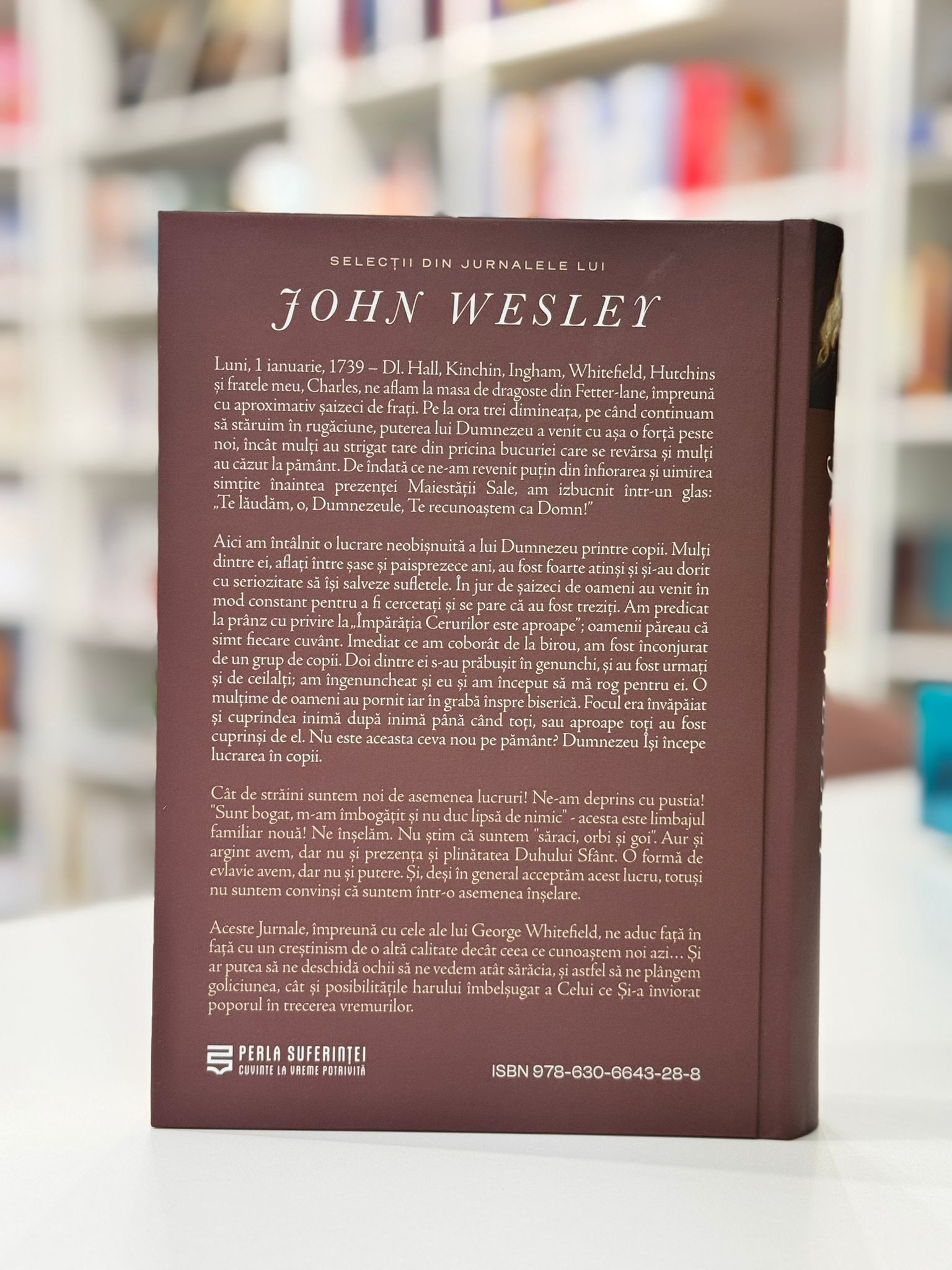 Selectii din jurnalele lui John Wesley 3 Selectii din jurnalele lui John Wesley - editura Perla suferintei