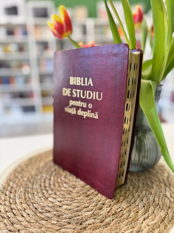 Biblia de studiu pentru o viata deplina - visiniu fara fermoar