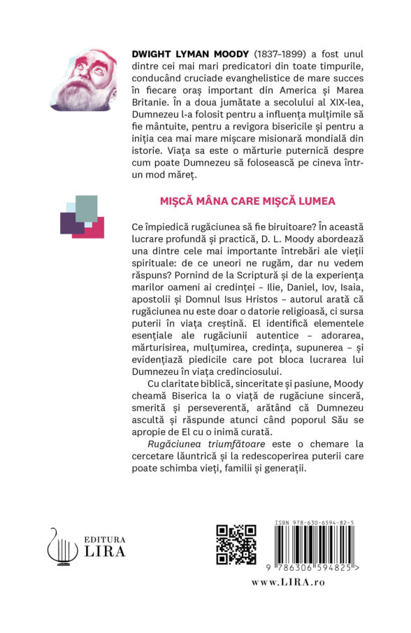 Cadouri și cărți creștine 5 Coperta spate Rugăciunea triumfătoare