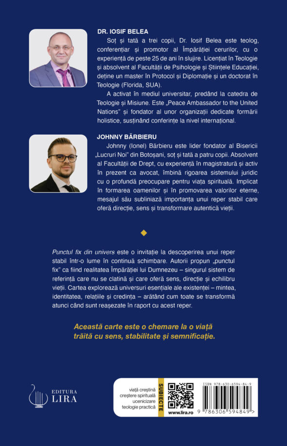 Coperta spate - Pucntul fix din univers